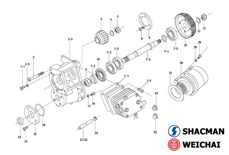 AIR COMPRESSOR, WD615 WEICHAI CATALOGUE