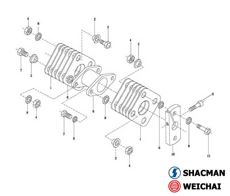 COUPLING, WD615 WEICHAI CATALOGUE