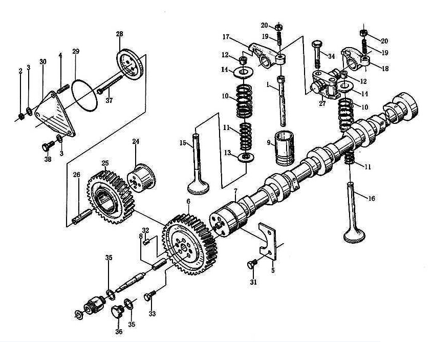 VALVE MECHANISM, WD615, SINOTRUK HOWO SPARE PARTS CATALOG