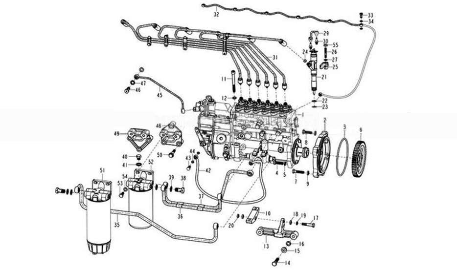 OIL SUPPLY, SINOTRUK D12 EURO-II ENGINE PARTS CATALOG