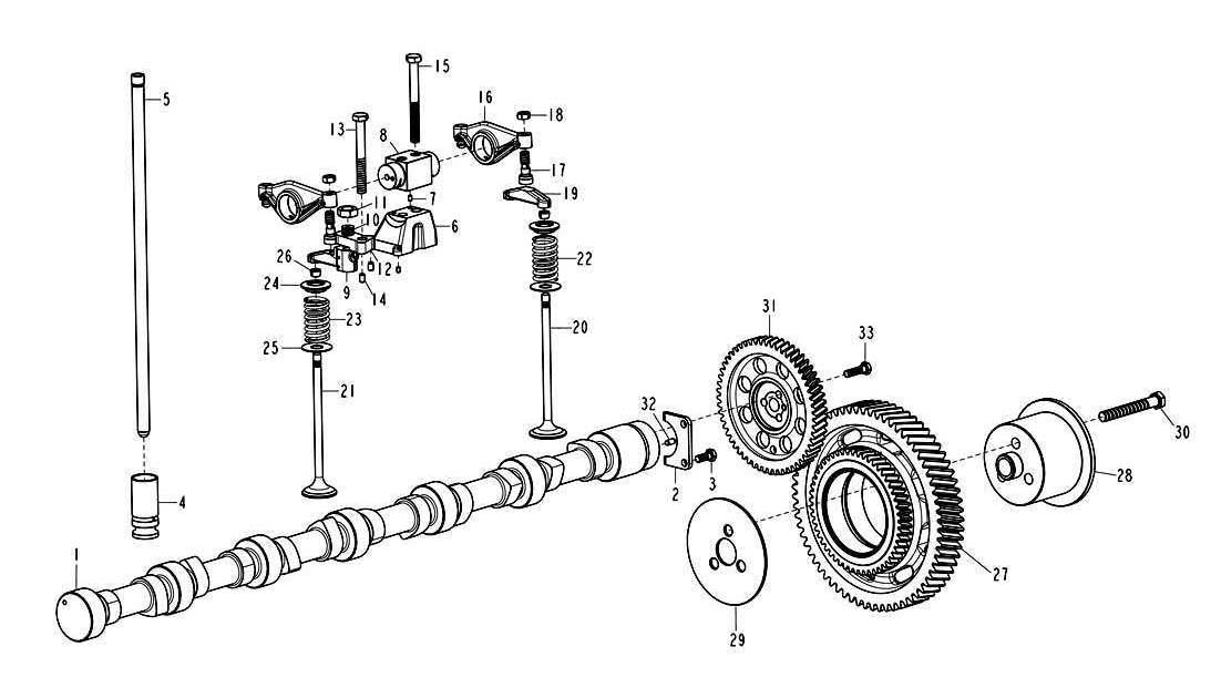 VALVE SYSTEM, SINOTRUK D12 EURO-III ENGINE PARTS CATALOG