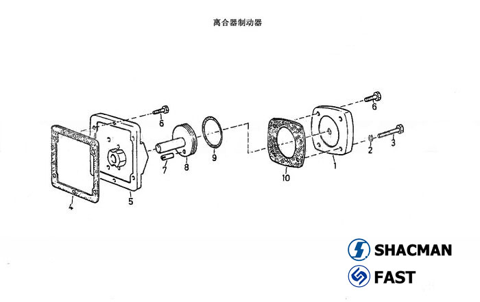 Clutch brake, RT11509C Transmission Parts Catalogs