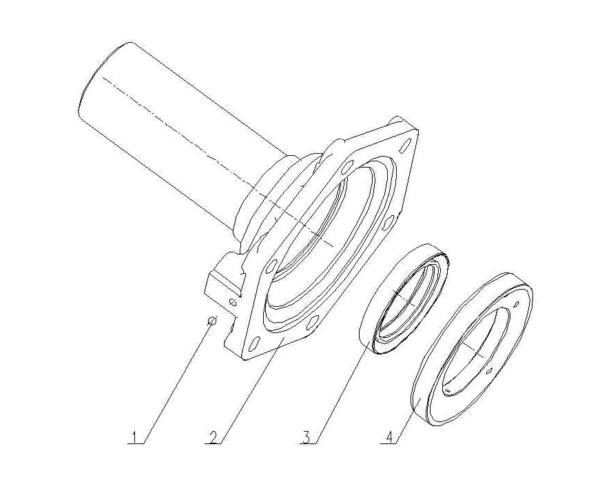 INPUT SHAFT CAP & GUIDING RING, SINOTRUK HW20716 PARTS CATALOG