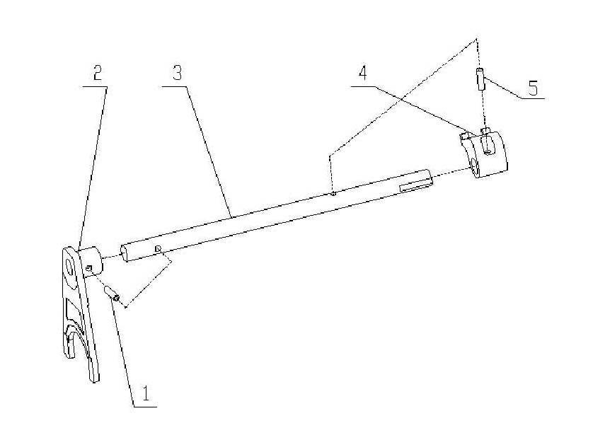 REVERSE GEAR SELECTOR ROD, HOWO HW20716 PARTS CATALOG