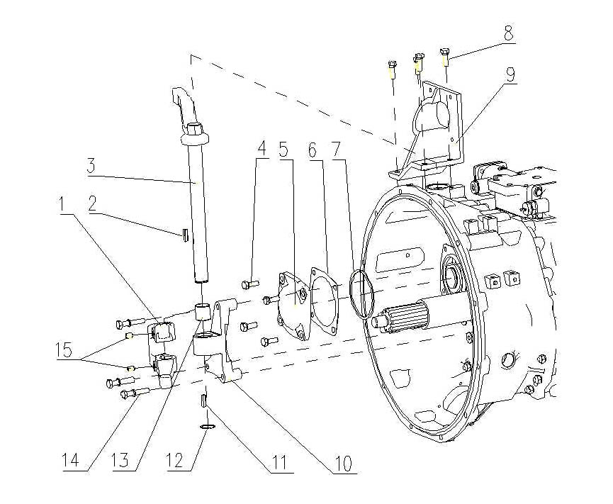 TRANSMISSION 3, SINOTRUK HW20716 PARTS CATALOG