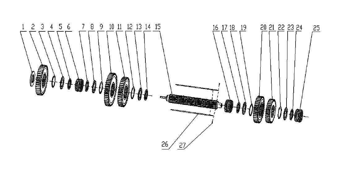 MAIN SHAFT, HW19710