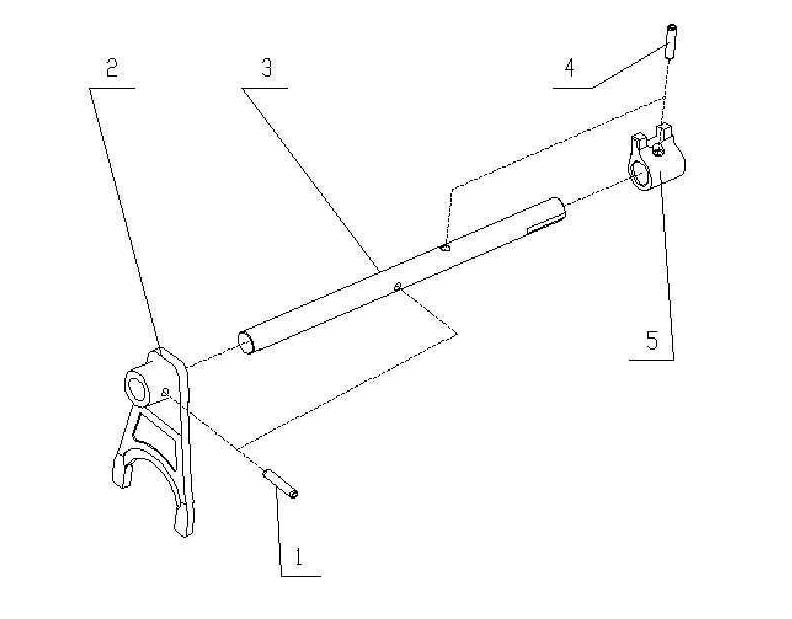 FIRST AND SECOND GEAR SHIFTER SHAFT, HW19710