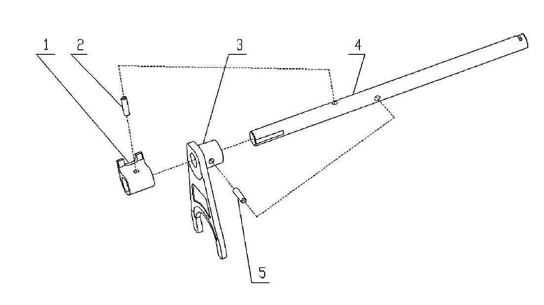 THIRD AND FORTH GEAR SHIFTER SHAFT, HW19710