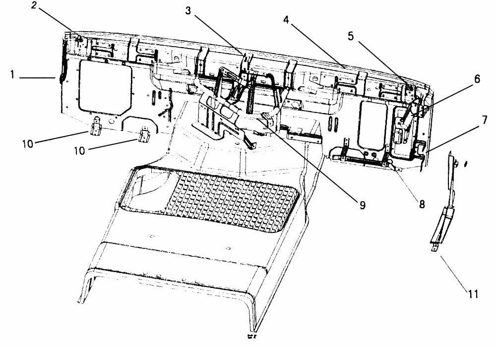 INSTRUMENT BOARD, HOWO A7 CAB