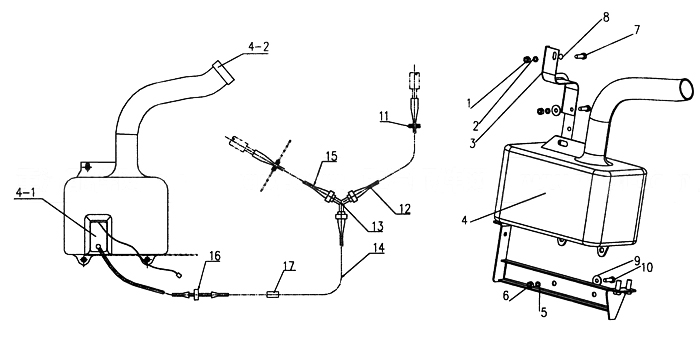 Windshield wash mechanism, HW76/HW79 CAB