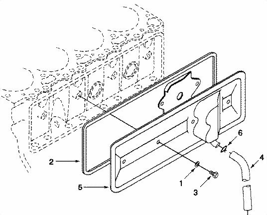 CAMSHAFT FOLLOWER COVER, DONGFENG PARTS CATALOGS
