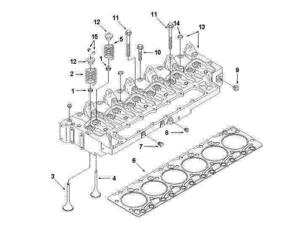 CYLINDER HEAD, DONGFENG SPARE PARTS CATALOGS