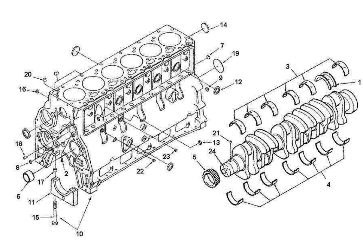 ENGINE BLOCK, DONGFENG CUMMINS PARTS CATALOGS