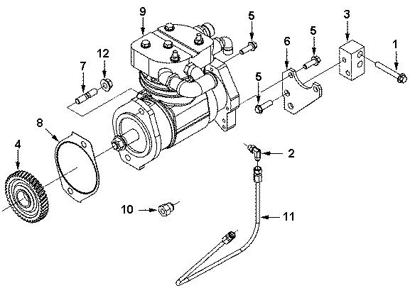 AIR COMPRESSOR, DONGFENG TRUCK PARTS