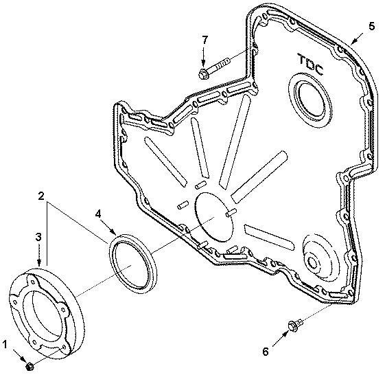 COVER,FRONT GEAR, DONGFENG TRUCK PARTS
