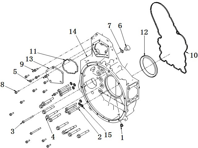 FH 2394 FLYWHEEL HOUSING, DONGFENG PARTS