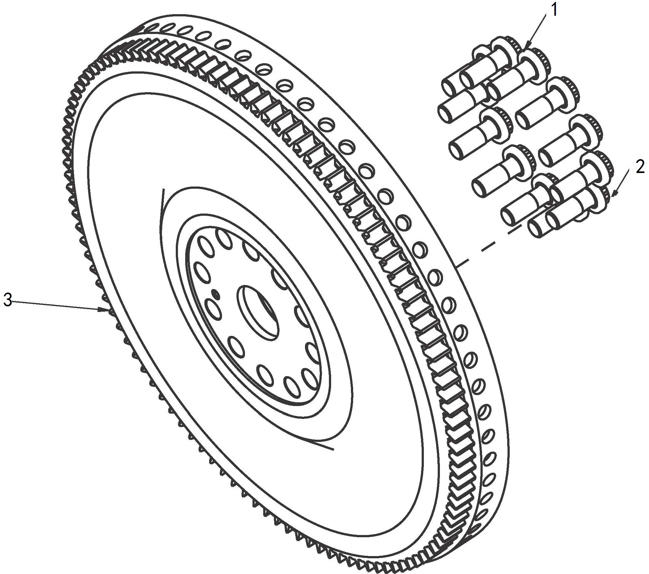 FW 2375, FLY WHEEL, DONGFENG PARTS