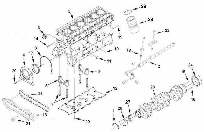 BB 2809 CYLINDER, DONGFENG TRUCK PARTS