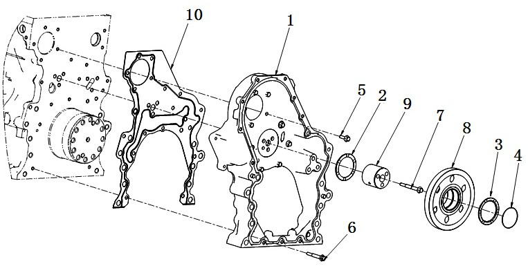 BB 2883 GEAR BOX, DONGFENG TRUCK PARTS