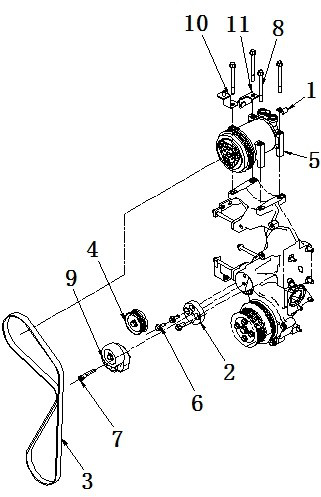 CF 2073  AIR COMPRESSOR, DONGFENG PARTS