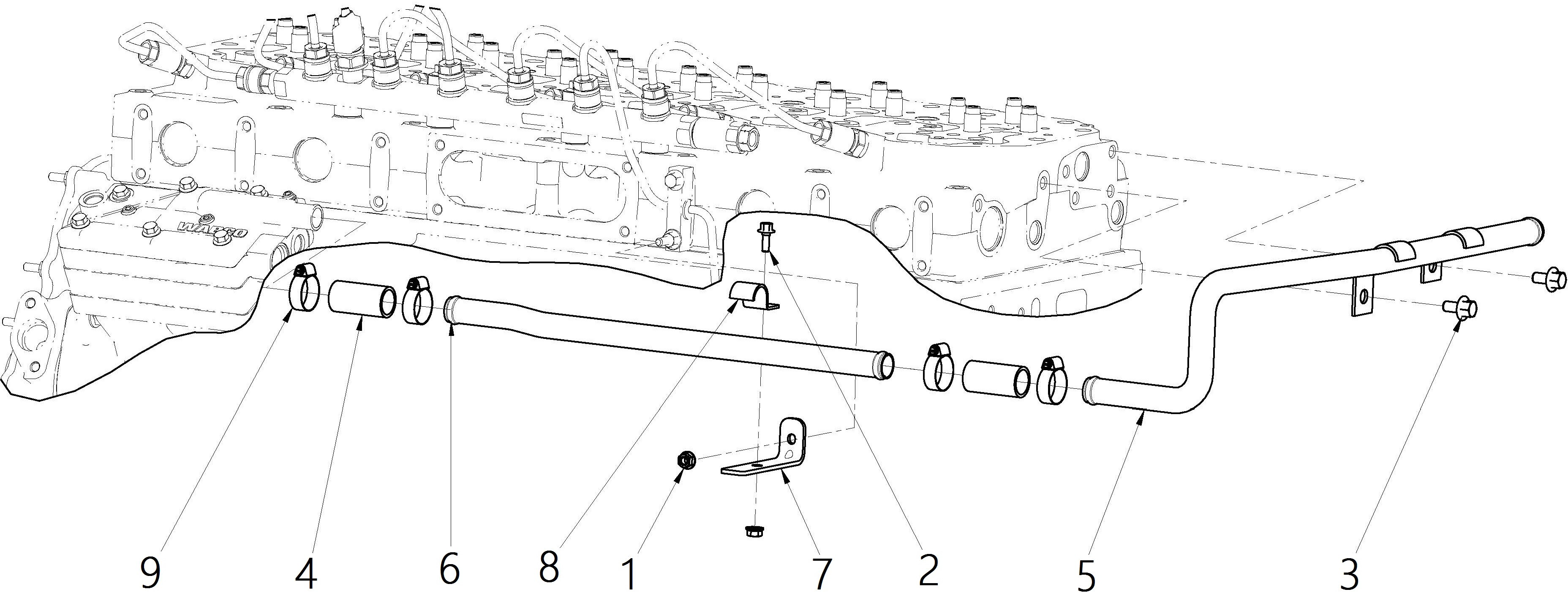 CI 2756 AIR COMPRESSOR INTAKE ARRANGEMENT, DONGFENG PARTS CATALOGS