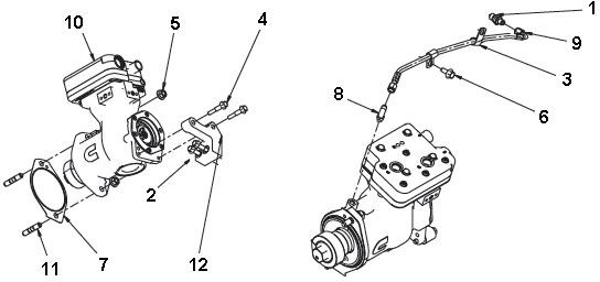 CP 2155 AIR COMPRESSOR, DONGFENG TRUCK PARTS