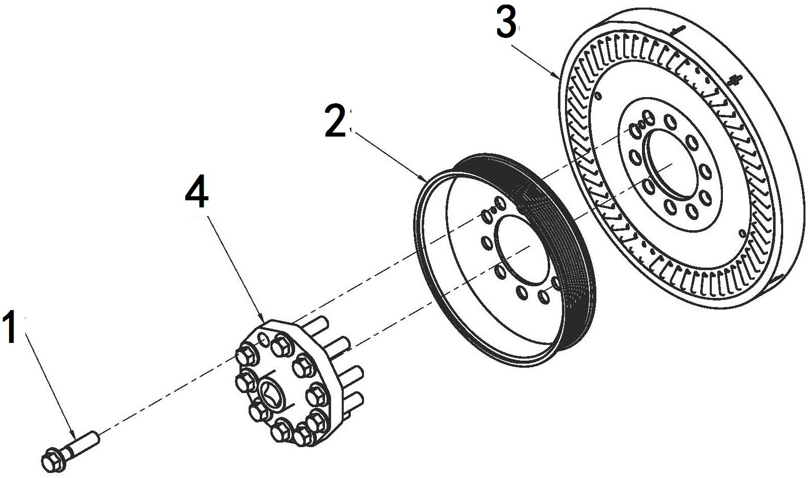 DA 2154 TORSIONAL VIBRATION DAMPER, DONGFENG PARTS CATALOGS