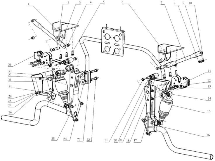 CABIN LOCK MECHANISM, SHACMAN PARTS CATALOGS