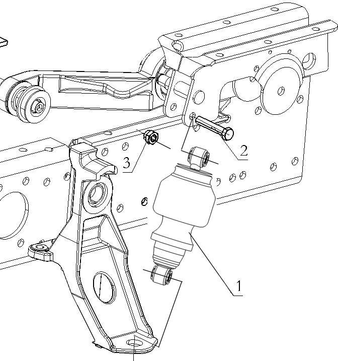 FRONT SUPPORT SPRING & REAR SUSPENSION HEIGHT VALVE, SHACMAN PARTS CATALOGS