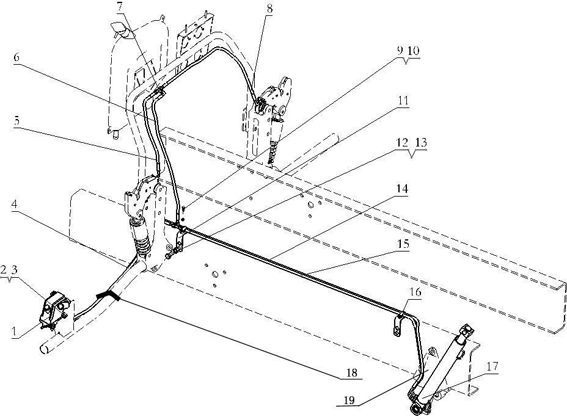 HYDRAULIC ROTATING SYSTEM, SHACMAN TRUCK PARTS CATALOGS