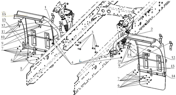 FENDER, SHACMAN PARTS CATALOGS