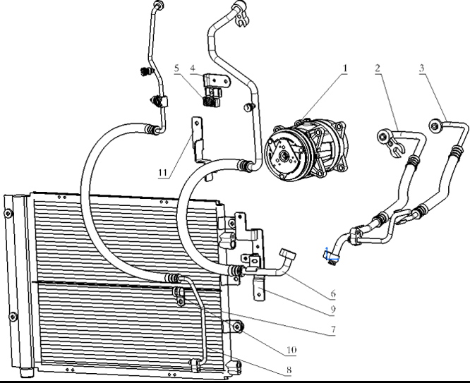 AC PIPE & ROUTE, SHACMAN TRUCK PARTS CATALOGS
