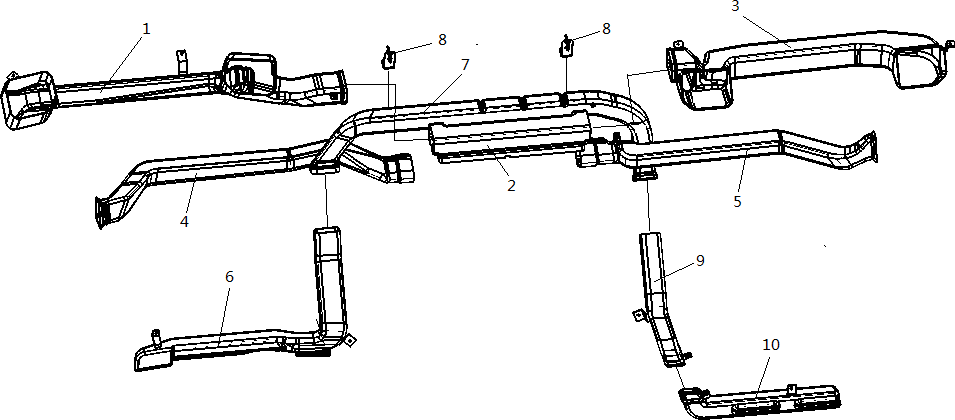 AC PIPE & ROUTE, SHACMAN TRUCK PARTS CATALOGS