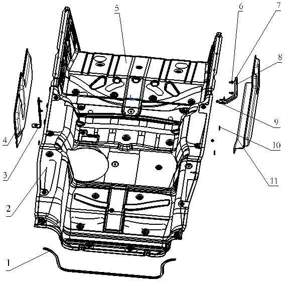 REAR LINING, FLOOR MAT & INSULATION PLATE, SHACMAN PARTS CATALOGS