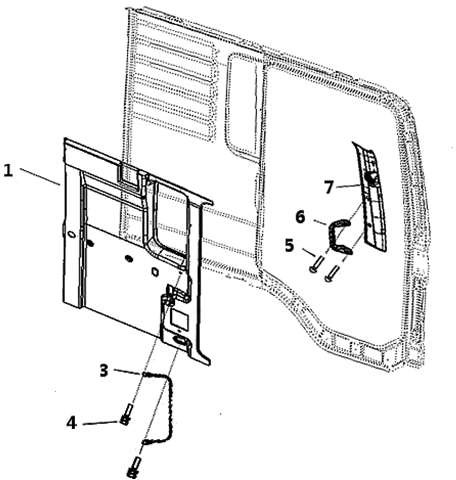 LEFT & RIGHT DOOR LINING, SHACMAN PARTS CATALOGS