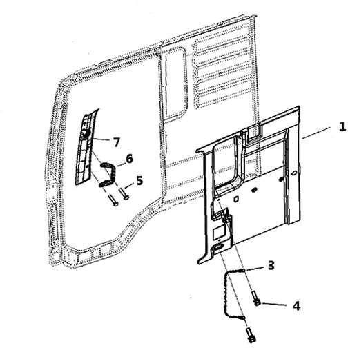 LEFT & RIGHT DOOR LINING, SHACMAN PARTS CATALOGS