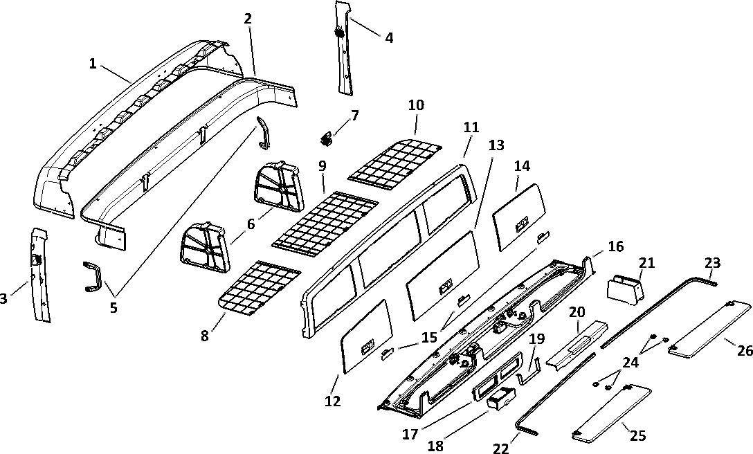 STORAGE BOX, SHACMAN TRUCK PARTS CATALOGS