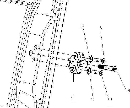 LEFT & RIGHT DOOR BOLT, SHACMAN TRUCK PARTS CATALOGS