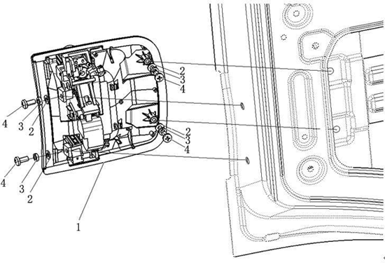 LEFT & RIGHT DOOR OUTSIDE HANDLE, SHACMAN PARTS CATALOGS