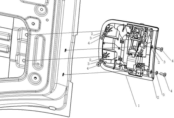 LEFT & RIGHT DOOR OUTSIDE HANDLE, SHACMAN PARTS CATALOGS