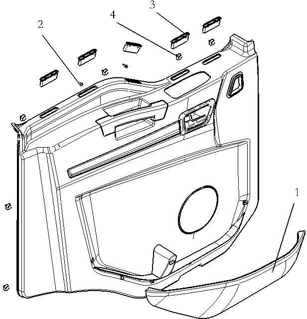 LEFT & RIGHT DOOR INNER GUARD, SHACMAN PARTS CATALOGS