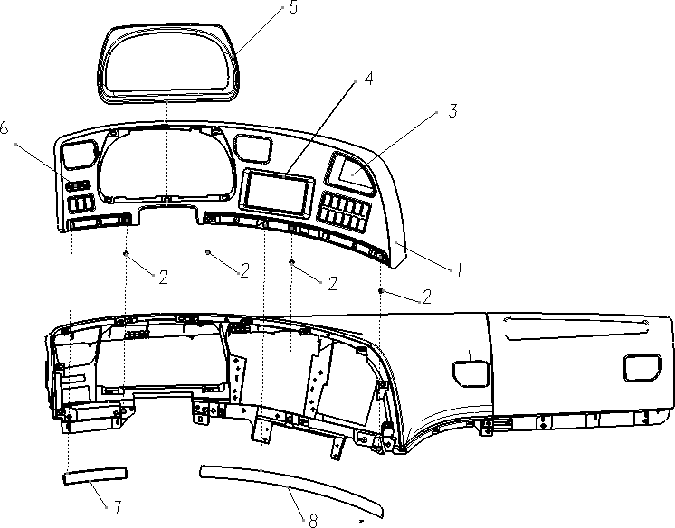 PANEL, SHACMAN TRUCK PARTS CATALOGS