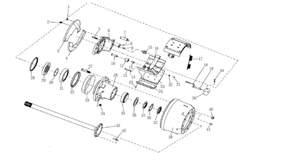 BRAKES, SHACMAN DRIVING AXLE PARTS CATALOGS