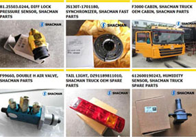 SHACMAN TRUCK SPARE PARTS