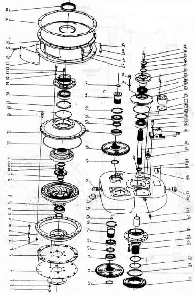 52C0084 000, TORQUE CONVERTER, LIUGONG PARTS CATALOGUES