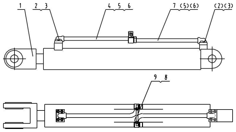 10C0646 000, BOOM CYLINDER AS-LH, LIUGONG PARTS CATALOGUES