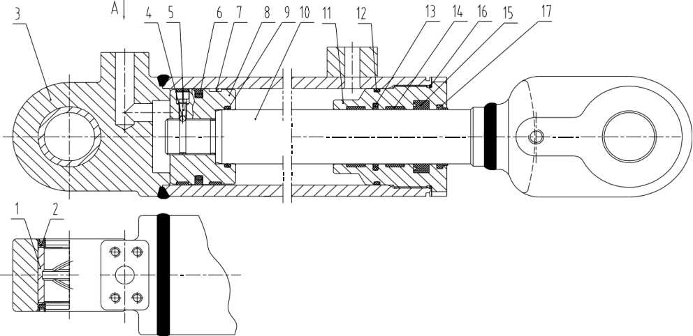 10K0013 001, BOOM CYLINDER, LIUGONG PARTS CATALOGUES