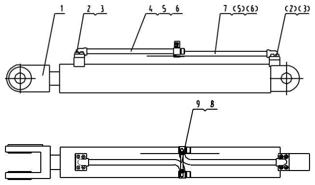 10C0647 000, CYLINDER AS-RH, LIUGONG PARTS CATALOGUES