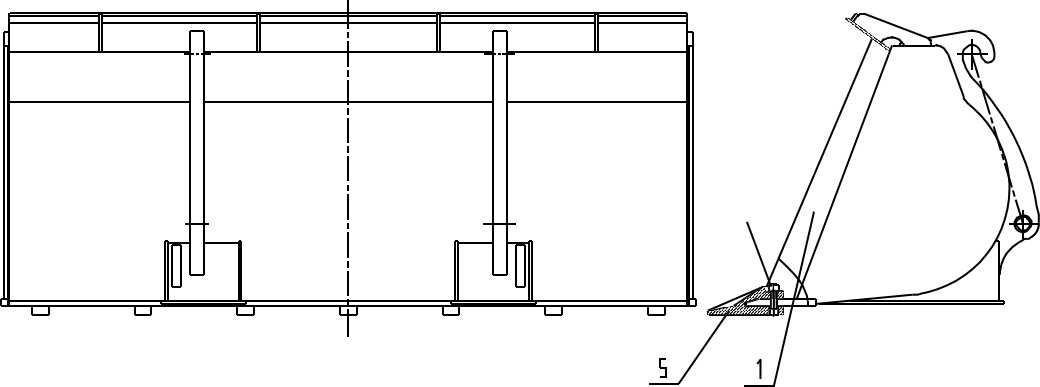 43C0965 001, BUCKET, LIUGONG PARTS CATLOGUES