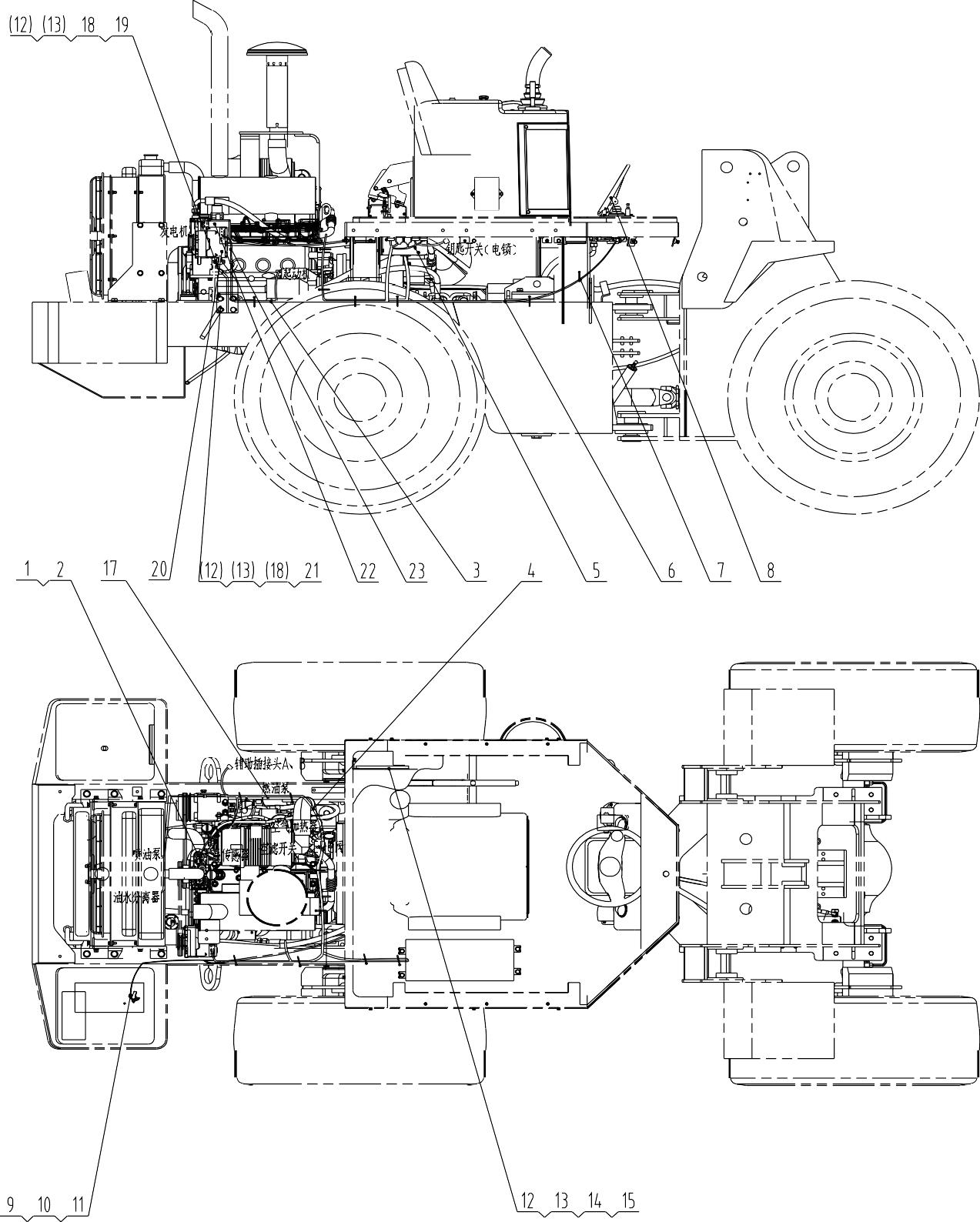 46C1575 005 , ENGINE WIRING AS, LIUGONG PARTS CATALOGUES